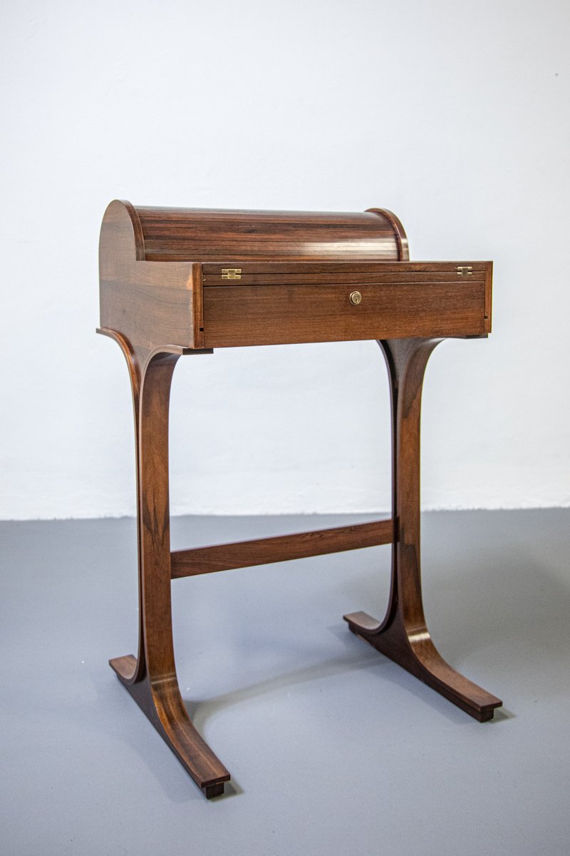 Rosewood Desk by Gianfranco Frattini for Bernini, 1960s