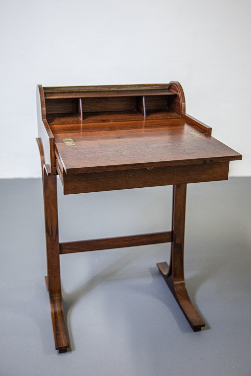 Rosewood Desk by Gianfranco Frattini for Bernini, 1960s