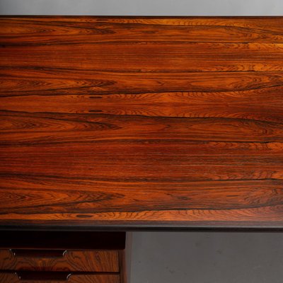 Rosewood Desk Model 75 attributed to Gunni Omann for Omann Jun Møbelfabrik, 1950s-GWD-2028614