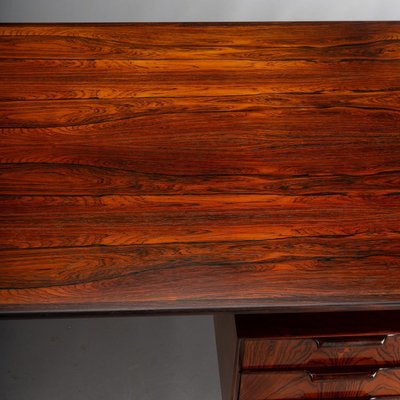 Rosewood Desk Model 75 attributed to Gunni Omann for Omann Jun Møbelfabrik, 1950s-GWD-2028614