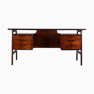 Rosewood Desk Model 75 attributed to Gunni Omann for Omann Jun Møbelfabrik, 1950s-GWD-2028614