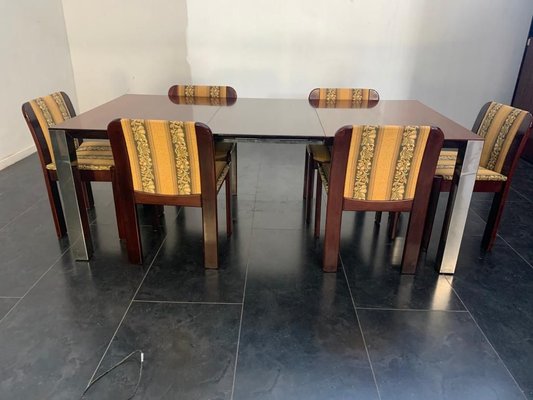 Rosewood Dining Chairs, 1970s, Set of 6-IJR-858042