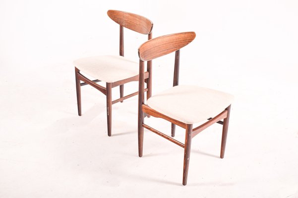 Rosewood Dining Chairs by E.W Bach for Møbelfabrik, 1960s, Set of 6-XWB-1028382