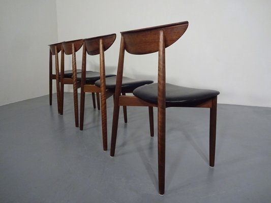 Rosewood Dining Chairs by Harry Østergaard for Randers Møbelfabrik, 1960s, Set of 4-RDW-604167