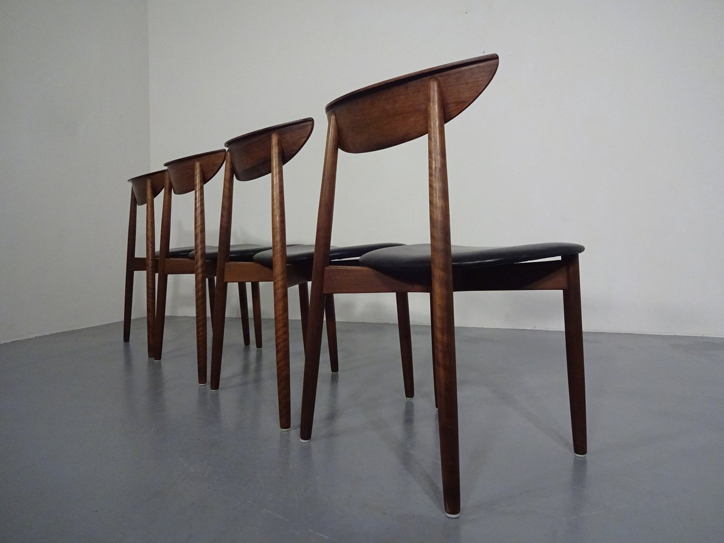 Rosewood Dining Chairs by Harry Østergaard for Randers Møbelfabrik, 1960s, Set of 4