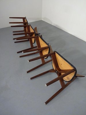 Rosewood Dining Chairs by Harry Østergaard for Randers Møbelfabrik, 1960s, Set of 4-RDW-604167