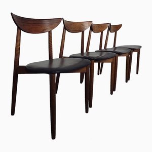 Rosewood Dining Chairs by Harry Østergaard for Randers Møbelfabrik, 1960s, Set of 4-RDW-604167