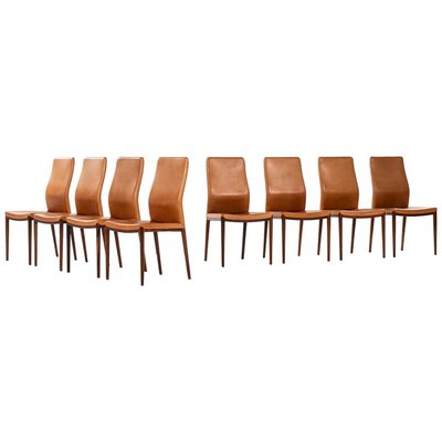 Rosewood Dining Chairs by Helge Vestergaard-Jensen for P. Jensen & Co., 1960s, Set of 8-SC-765675