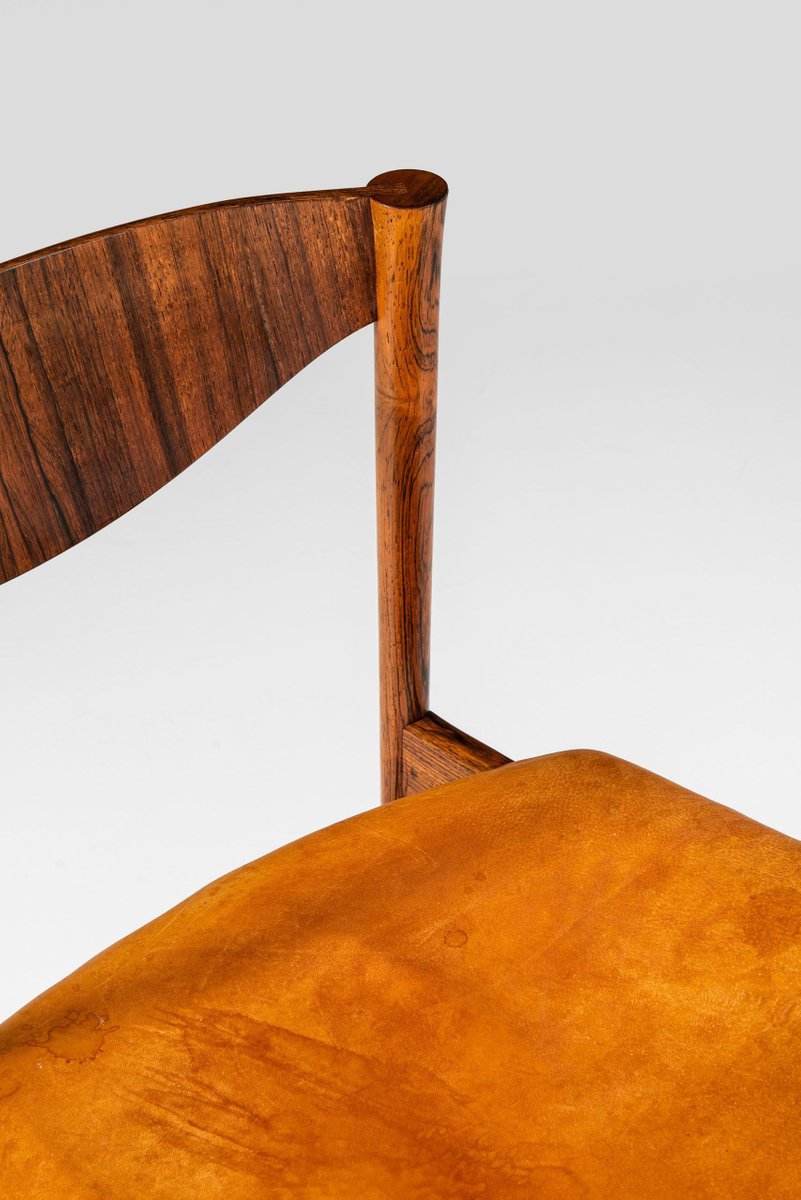 Rosewood Dining Chairs by Ib Kofod-Larsen for Seffle Möbelfabrik, 1960s, Set of 6