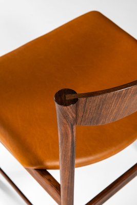 Rosewood Dining Chairs by Ib Kofod-Larsen for Seffle Möbelfabrik, Sweden, 1960s, Set of 8-SC-754567