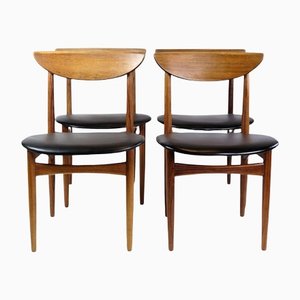 Rosewood Dining Chairs by Kurt Østervig for k.p Møbler, 1960s, Set of 4-UY-1271334