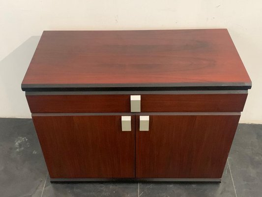 Rosewood Ebonized Sideboard, 1970s, Set of 2-IJR-1153367