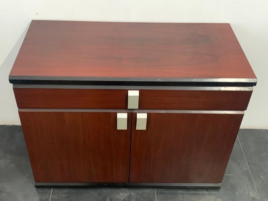 Rosewood Ebonized Sideboard, 1970s, Set of 2-IJR-1153367