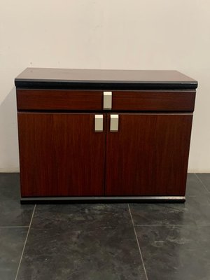 Rosewood Ebonized Sideboard, 1970s, Set of 2-IJR-1153367