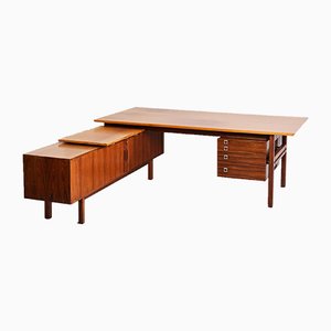 Rosewood Executive Desk by Arne Vodder-CI-878449