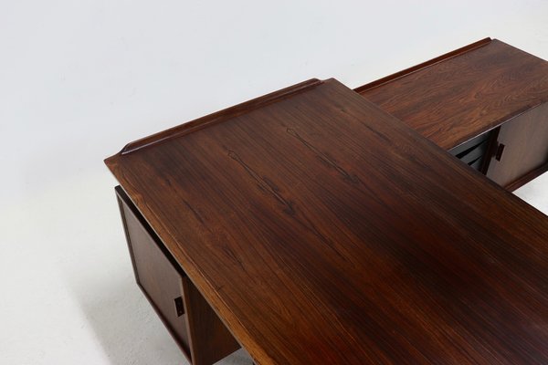 Rosewood Executive Desk Model 209 by Arne Vodder for Sibast, 1955-VV-1805333