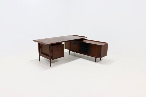 Rosewood Executive Desk Model 209 by Arne Vodder for Sibast, 1955-VV-1805333