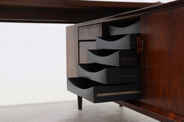 Rosewood Executive Desk Model 209 by Arne Vodder for Sibast, 1955-VV-1805333