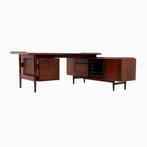 Rosewood Executive Desk Model 209 by Arne Vodder for Sibast, 1955-VV-1805333