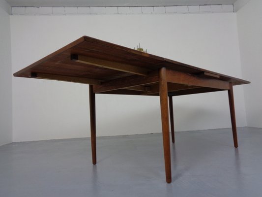 Rosewood Extendable Dining Table, Denmark, 1960s-RDW-1110096