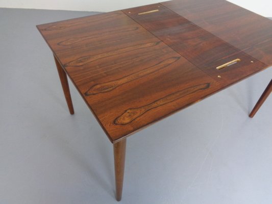 Rosewood Extendable Dining Table, Denmark, 1960s-RDW-1110096