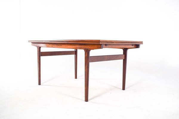 Rosewood Extendable Dining Table from Vejle Mobelfabrik, 1960s-XWB-1813867