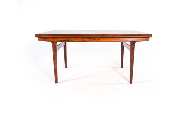 Rosewood Extendable Dining Table from Vejle Mobelfabrik, 1960s-XWB-1813867