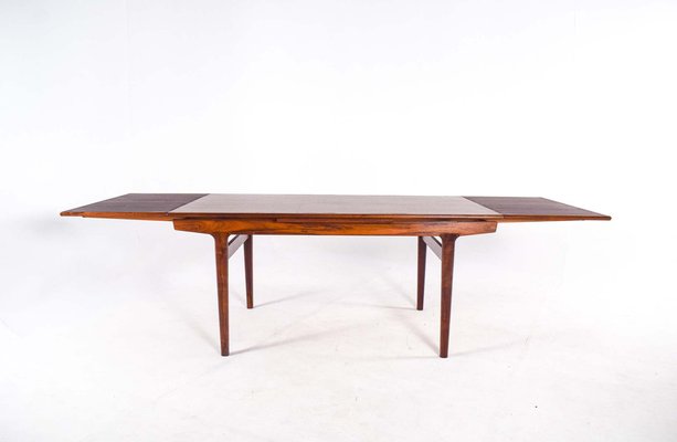 Rosewood Extendable Dining Table from Vejle Mobelfabrik, 1960s-XWB-1813867