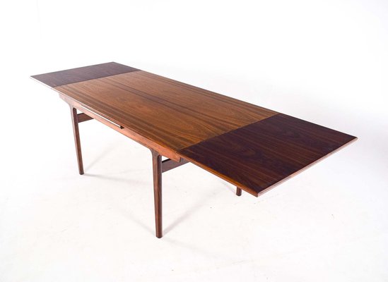 Rosewood Extendable Dining Table from Vejle Mobelfabrik, 1960s-XWB-1813867