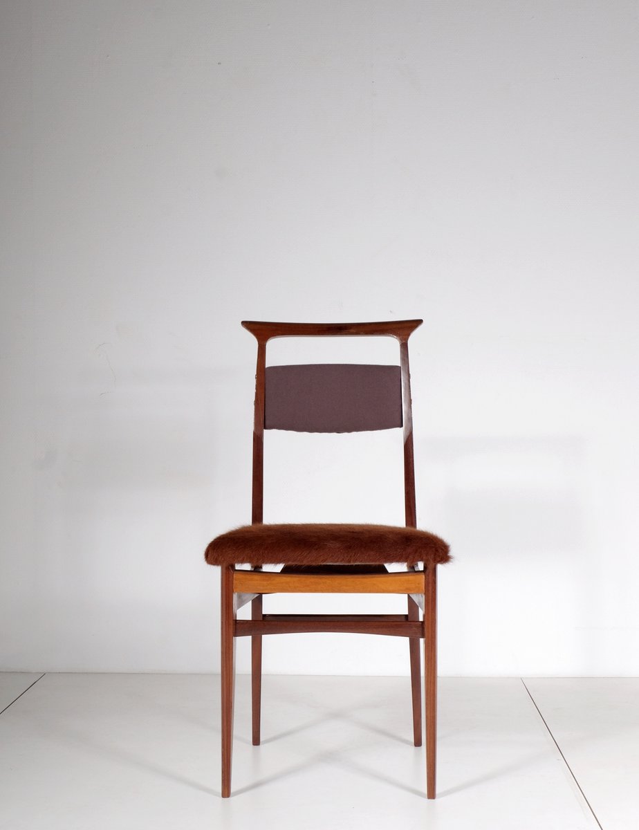 Rosewood & Foal Chairs by Ico & Luisa Parisi, 1950s, Set of 6