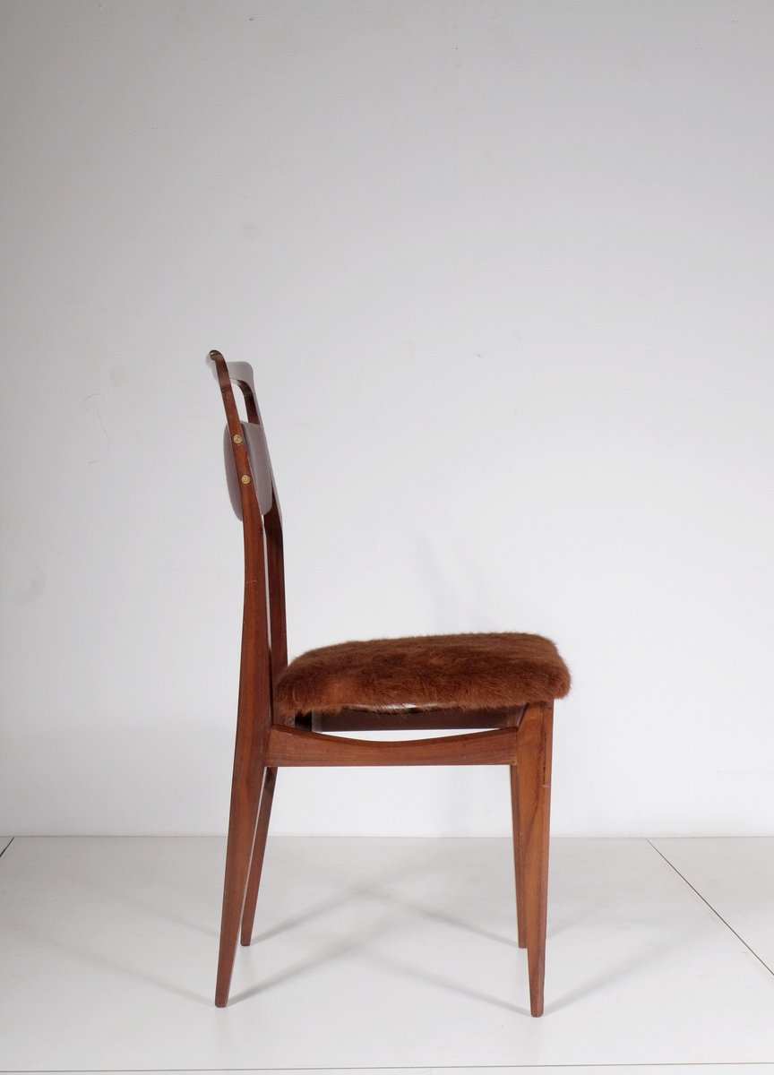 Rosewood & Foal Chairs by Ico & Luisa Parisi, 1950s, Set of 6