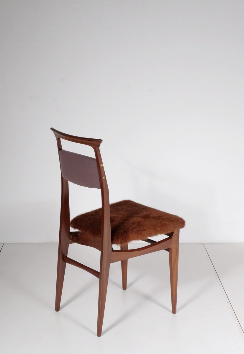 Rosewood & Foal Chairs by Ico & Luisa Parisi, 1950s, Set of 6