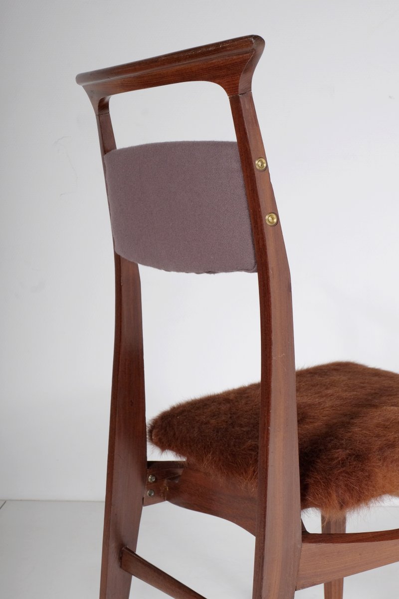 Rosewood & Foal Chairs by Ico & Luisa Parisi, 1950s, Set of 6