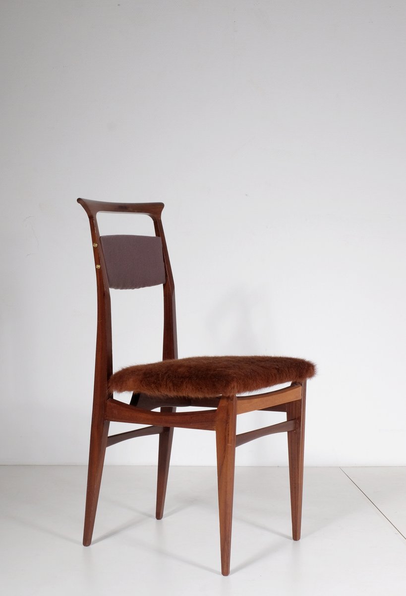 Rosewood & Foal Chairs by Ico & Luisa Parisi, 1950s, Set of 6