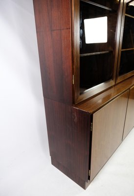 Rosewood Glass Display Case from Omann Jun, 1960-UY-1441648