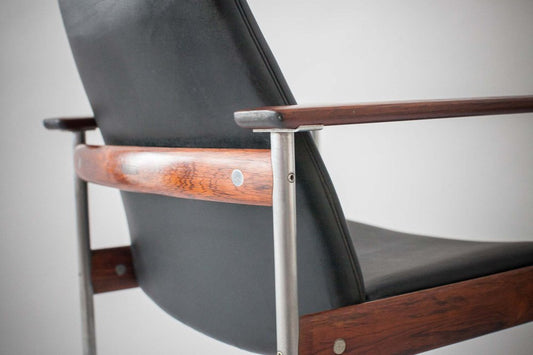 Rosewood High Back Chair by Sven Ivar Dysthe for Dokka