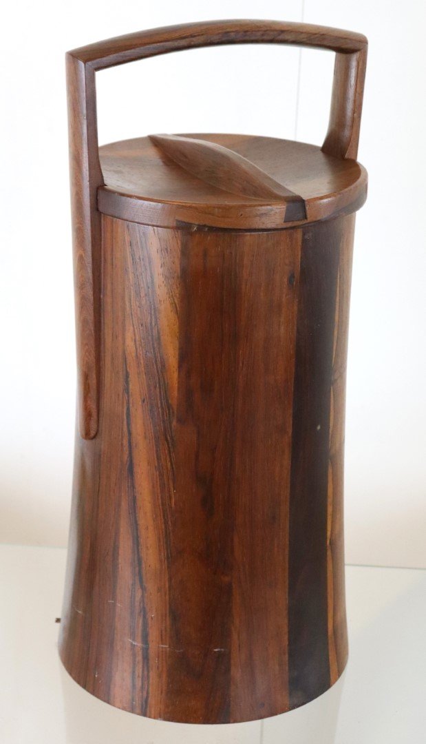 Rosewood Ice Bucket by Jens Quistgaard for Nissen, 1890s