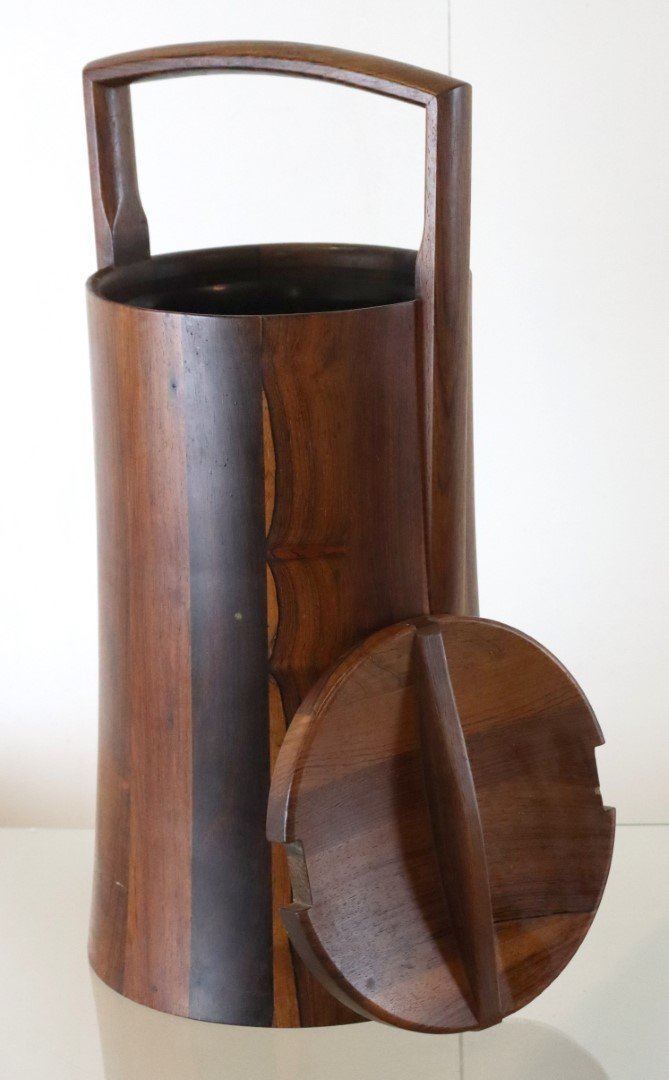 Rosewood Ice Bucket by Jens Quistgaard for Nissen, 1890s