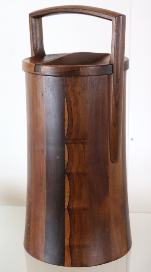 Rosewood Ice Bucket by Jens Quistgaard for Nissen, 1890s