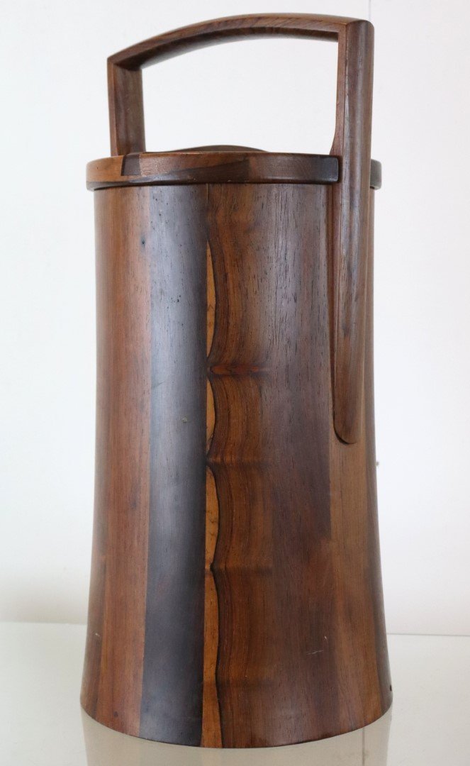 Rosewood Ice Bucket by Jens Quistgaard for Nissen, 1890s