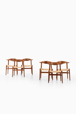 Rosewood JH-505 Dining Chairs by Hans J. Wegner for Johannes Hansen, Denmark, 1952, Set of 6-SC-753382