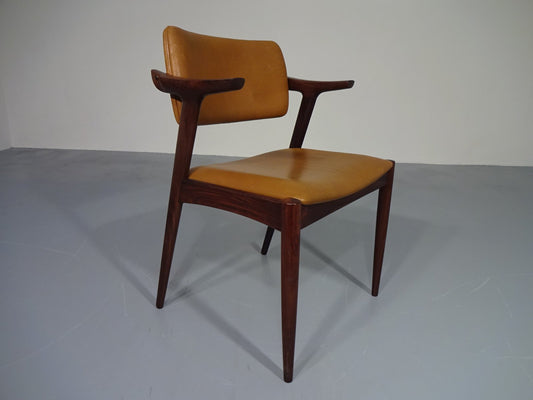 Rosewood & Leather Armchair from GM, 1960s