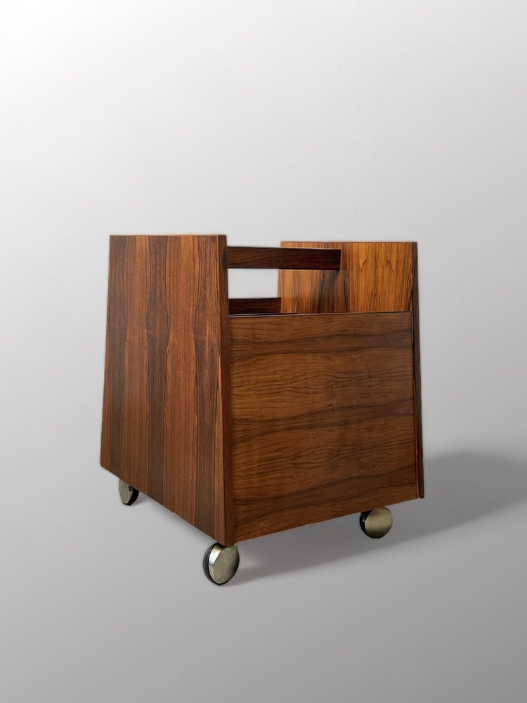 Rosewood Magazine Rack by Rolf Hesland for Bruksbo, 1960s