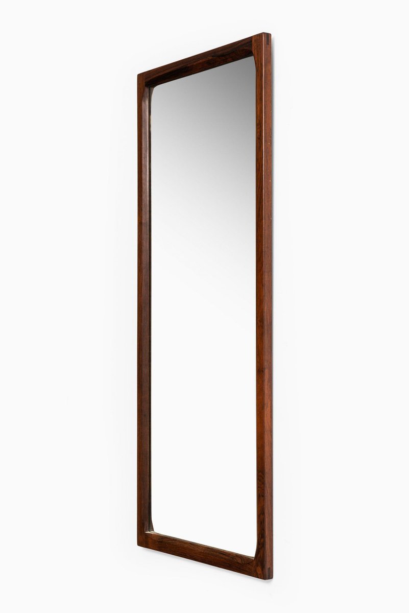 Rosewood Mirror by Aksel Kjersgaard for Odder, Denmark, 1950s