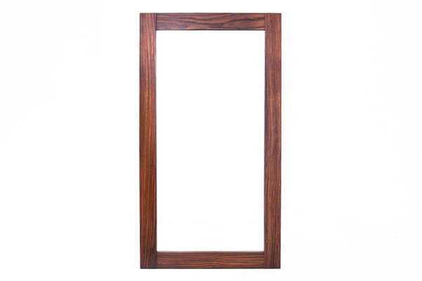 Rosewood Mirror with Commode, 1960s, Set of 2-BXB-982455