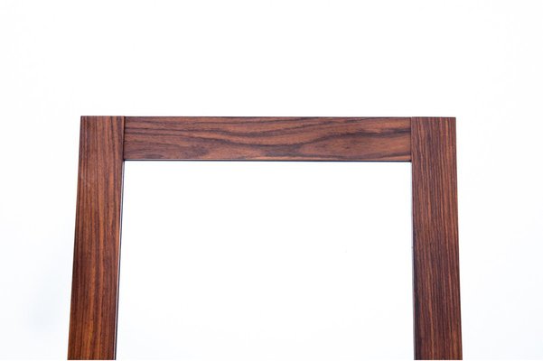 Rosewood Mirror with Commode, 1960s, Set of 2-BXB-982455