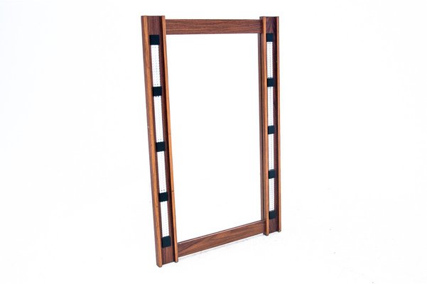 Rosewood Mirror with Commode, 1960s, Set of 2-BXB-982552