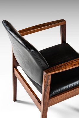 Rosewood Model 358 Armchairs by Knud Færch for Slagelse Møbelværk, Denmark, 1958, Set of 6-SC-765695