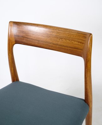 Rosewood Model 77 Dining Chairs by Niels O. Møller, 1960, Set of 6-UY-1441652