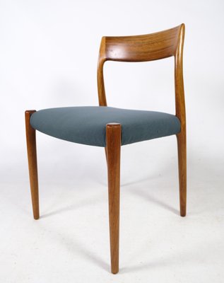 Rosewood Model 77 Dining Chairs by Niels O. Møller, 1960, Set of 6-UY-1441652